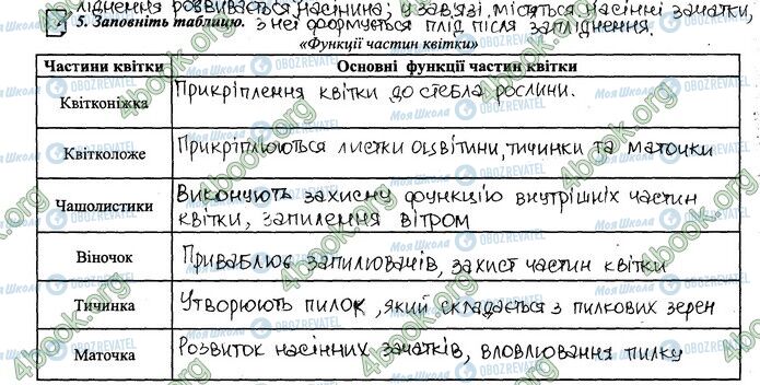 ГДЗ Биология 6 класс страница 37.5